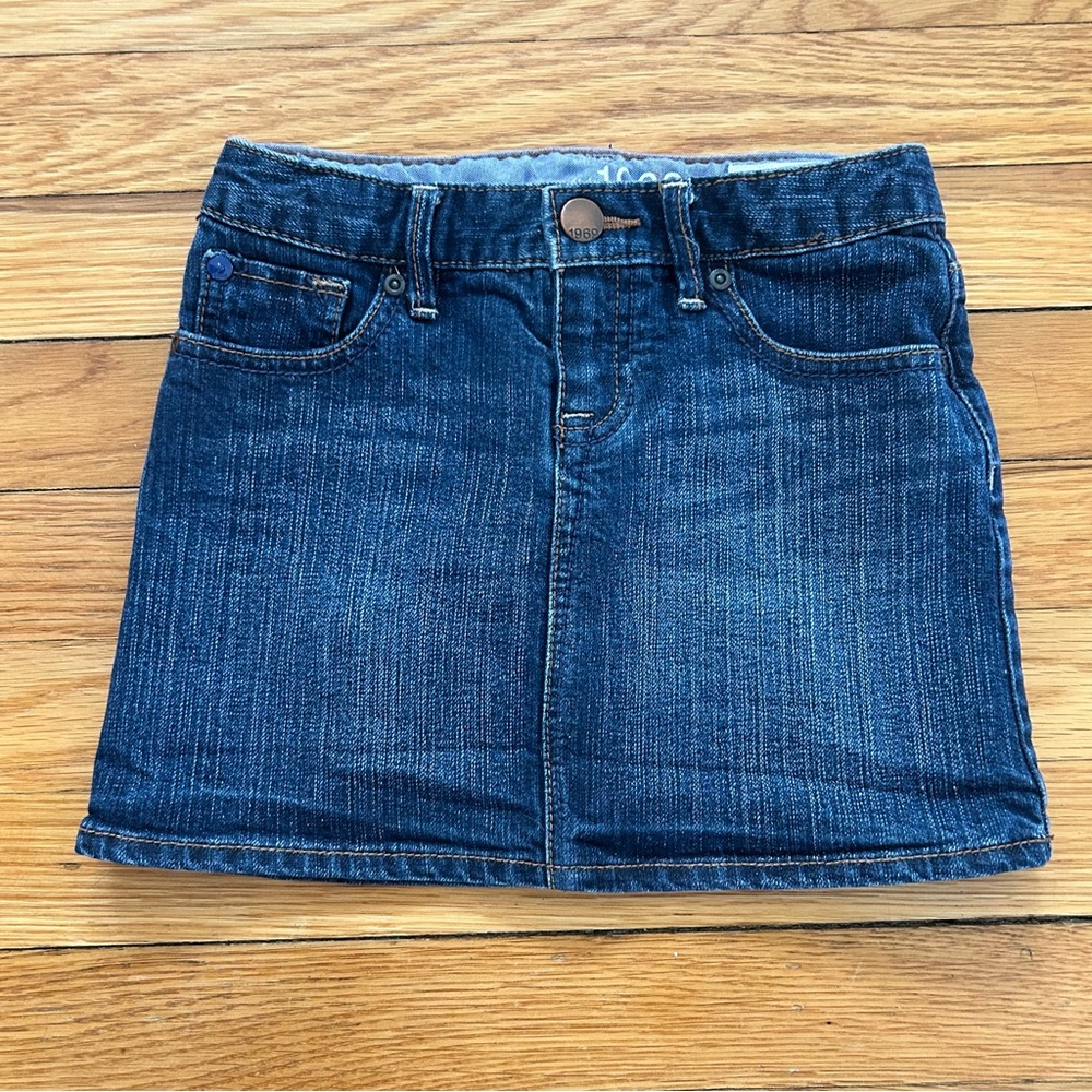 Dark Blue Denim Skirt by GAP Girl denim skirt in size 6